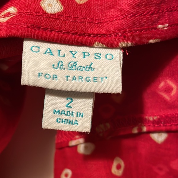 Calypso St. Barth for Target v-neck cotton tunic. EUC. Size 2X - Picture 8 of 8
